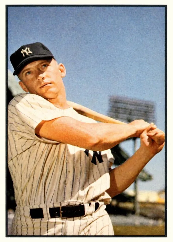 Mickey Mantle 1989 Bowman Tiffany Baseball 1951 Reprint #NNO