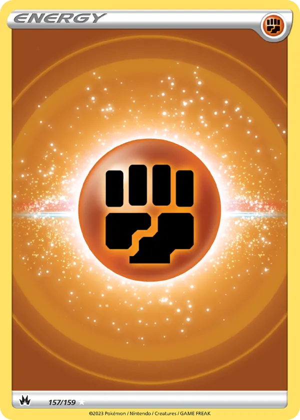 Fighting Energy Pokémon Crown Zenith #157 Holo