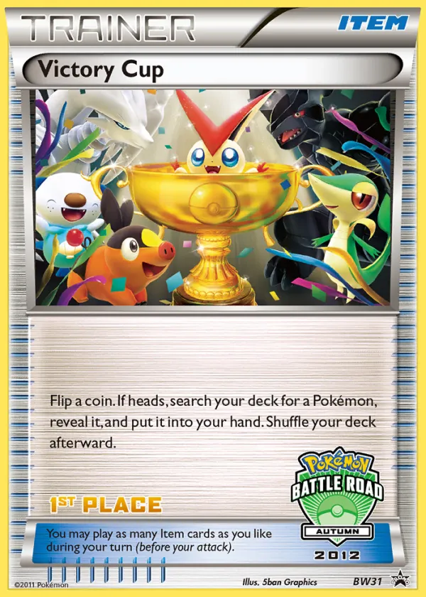 Victory Cup Pokémon BW Black Star Promos #BW31 Holo