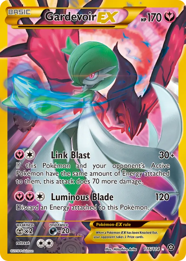 Gardevoir-EX Pokémon Steam Siege #116 Holo