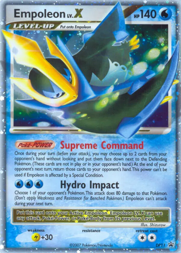Empoleon LV.X Pokémon DP Black Star Promos #DP11 Holo