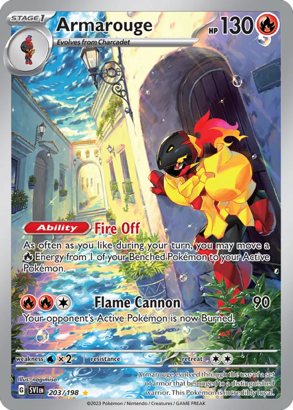 Armarouge Pokémon Scarlet & Violet #203 Holo