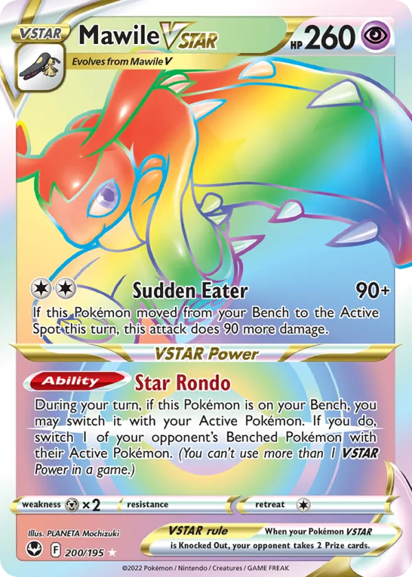 Mawile VSTAR Pokémon Silver Tempest #200 Holo