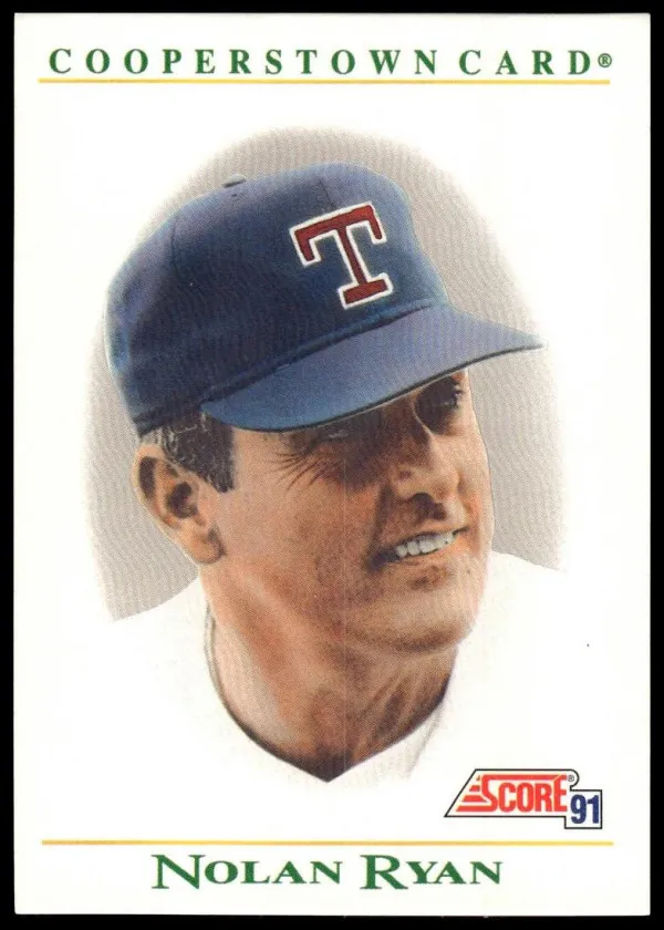 Nolan Ryan 1991 Score Cooperstown Baseball #B7