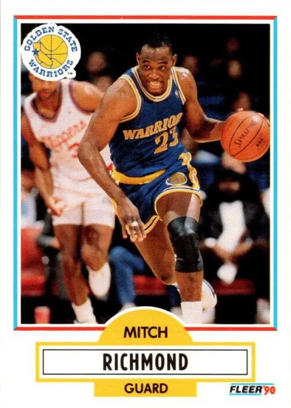Mitch Richmond 1990 Fleer Basketball #67