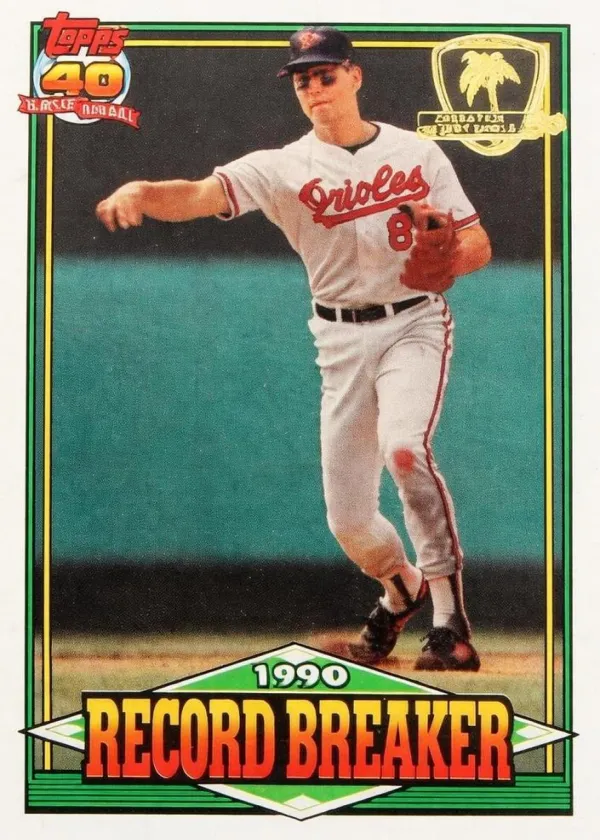 Cal Ripken Jr. 1991 Topps Desert Shield Record Breaker Baseball #5