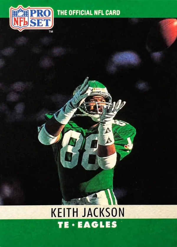 Keith Jackson 1990 Pro Set Football #248