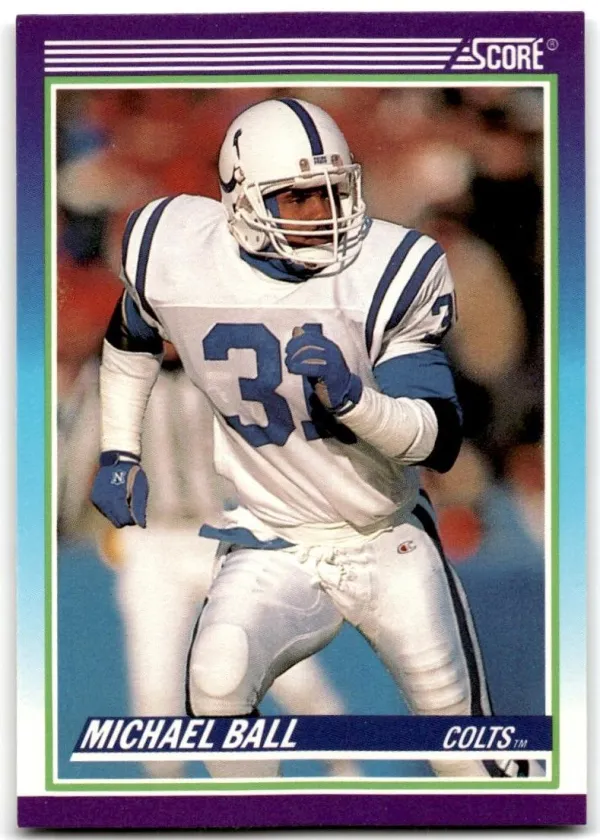 Michael Ball 1990 Score Football #525