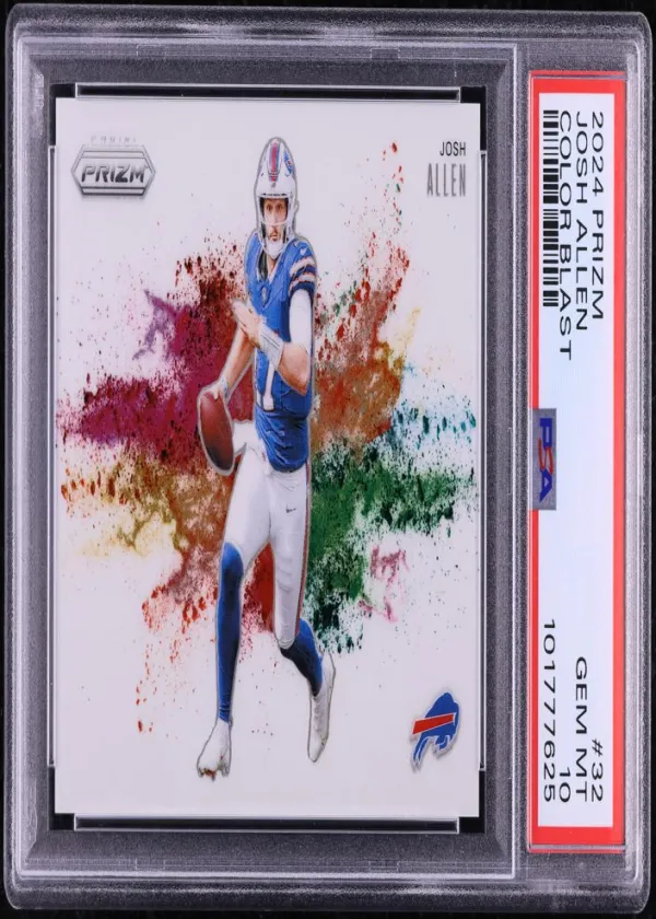 Josh Allen 2024 Panini Prizm Color Blast Football #32