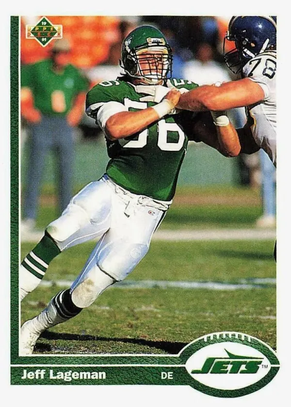 Jeff Lageman 1991 Upper Deck Football #63