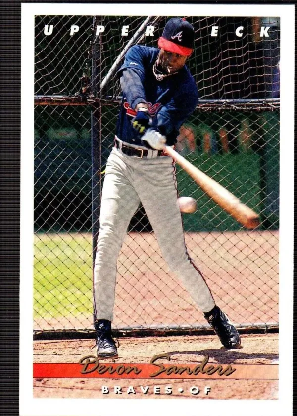 Deion Sanders 1993 Upper Deck Baseball #166