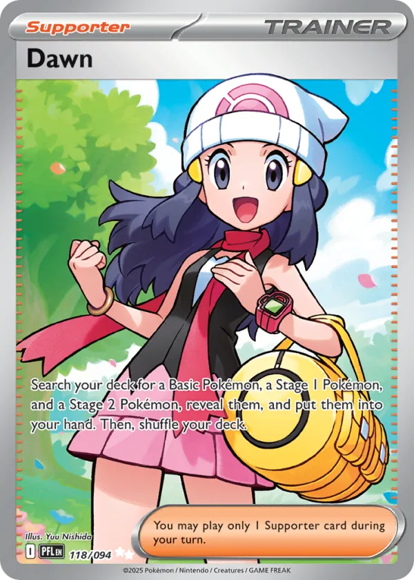 Dawn Pokémon Phantasmal Flames #118 Holo