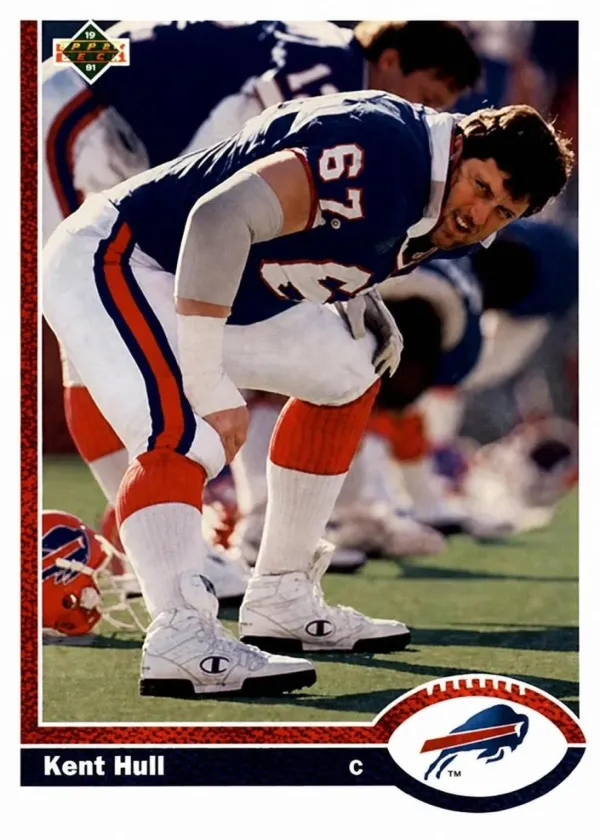 Kent Hull 1991 Upper Deck Football #377