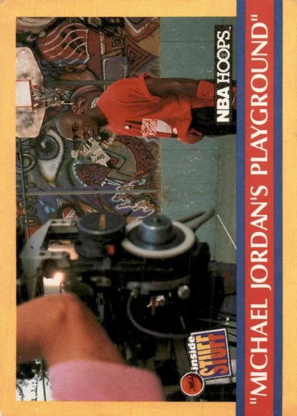 Michael Jordan 1990 Hoops Jordan's Playground Basketball #382
