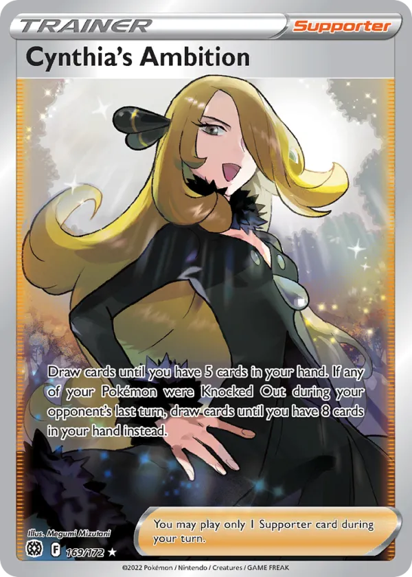Cynthia's Ambition Pokémon Brilliant Stars #169 Holo