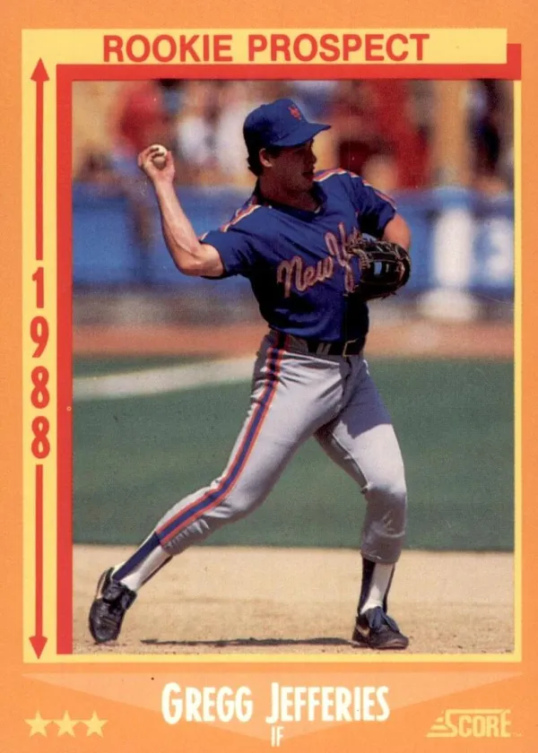 Gregg Jefferies 1988 Score Rookie Prospect Baseball #645