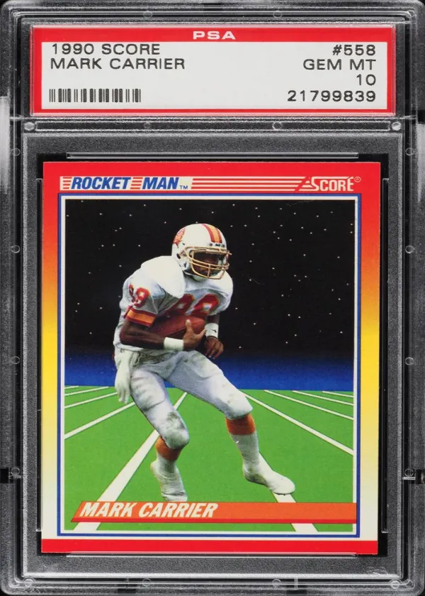 Mark Carrier 1990 Score Football #558