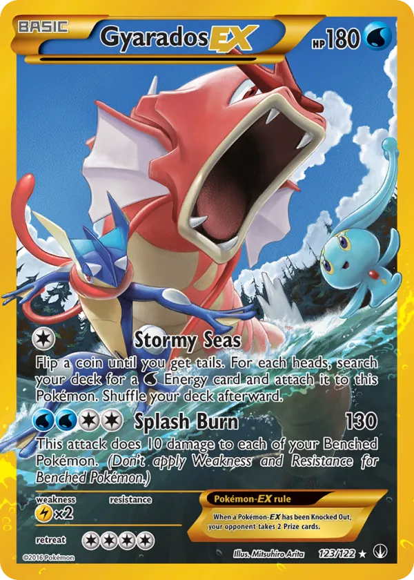 Gyarados-EX Pokémon BREAKpoint #123 Holo