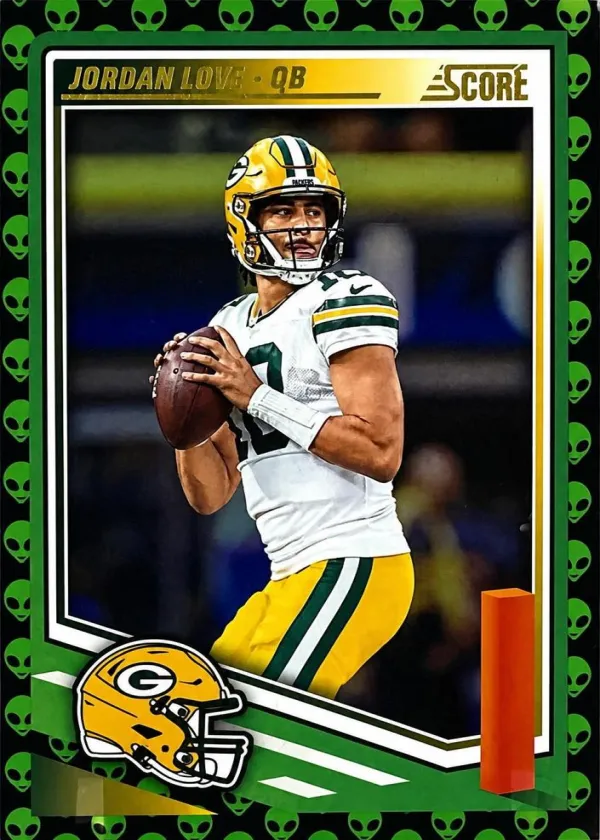 Jordan Love 2025 Panini Score Football Extraterrestrial #119