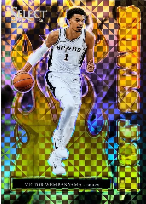 Victor Wembanyama 2024 Panini Select Hot Stars Basketball Gold #13