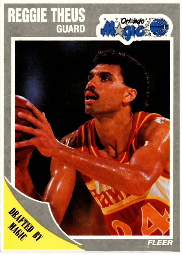 Reggie Theus 1989 Fleer Basketball #111