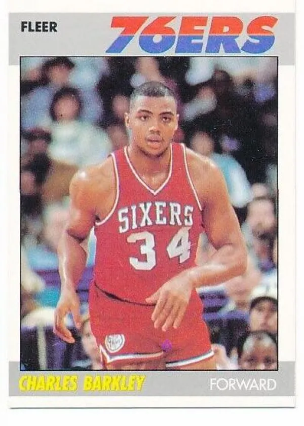 Charles Barkley 1987 Fleer Basketball #9