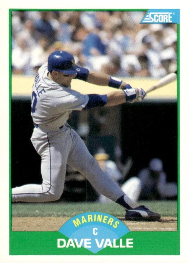 Dave Valle 1989 Score Baseball #27