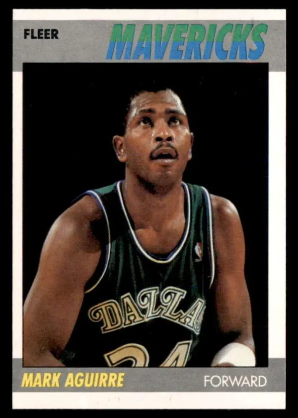Mark Aguirre 1987 Fleer Basketball #3