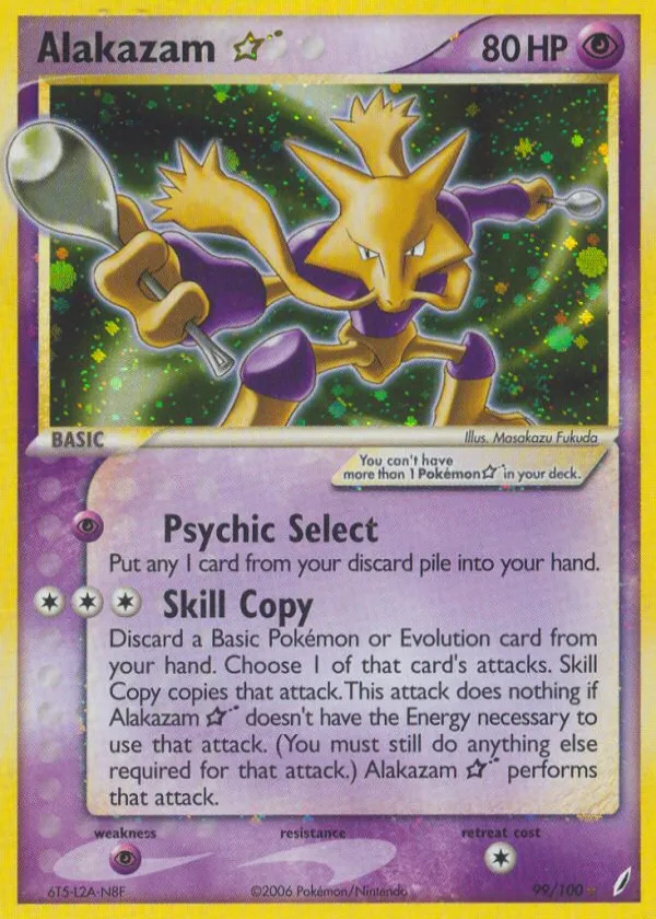 Alakazam ★ Pokémon Crystal Guardians #99 Holo