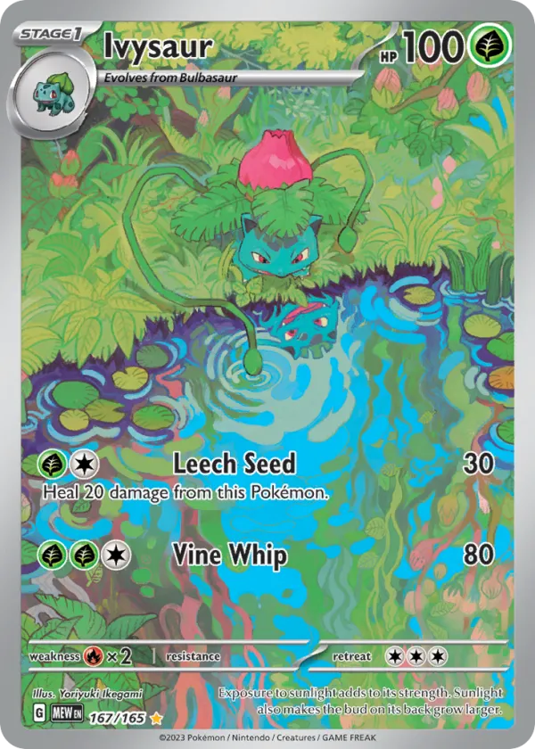 Ivysaur Pokémon 151 #167 Holo