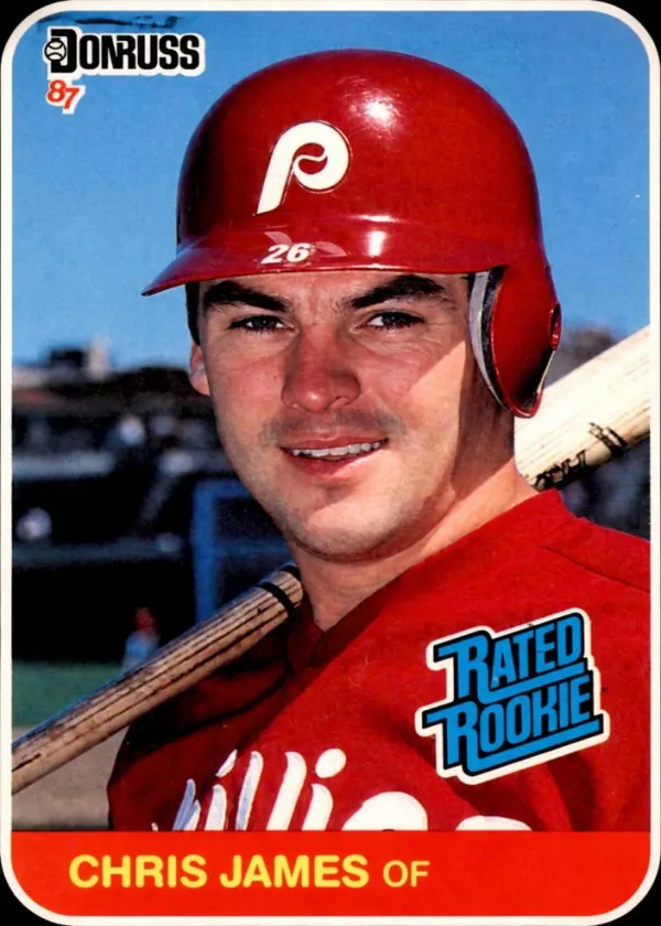 Chris James 1987 Donruss Baseball #42