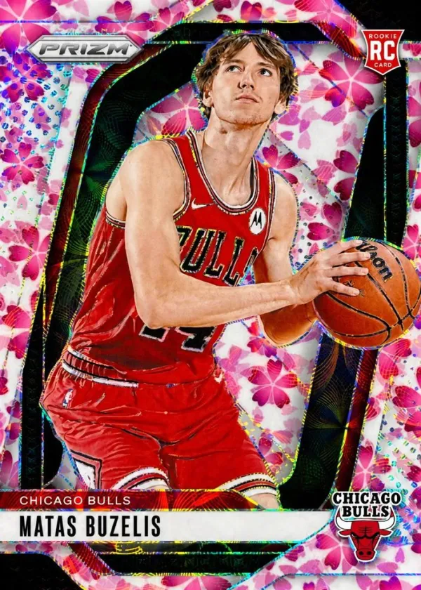 Matas Buzelis 2024 Panini Prizm Basketball Choice Cherry Blossom #252