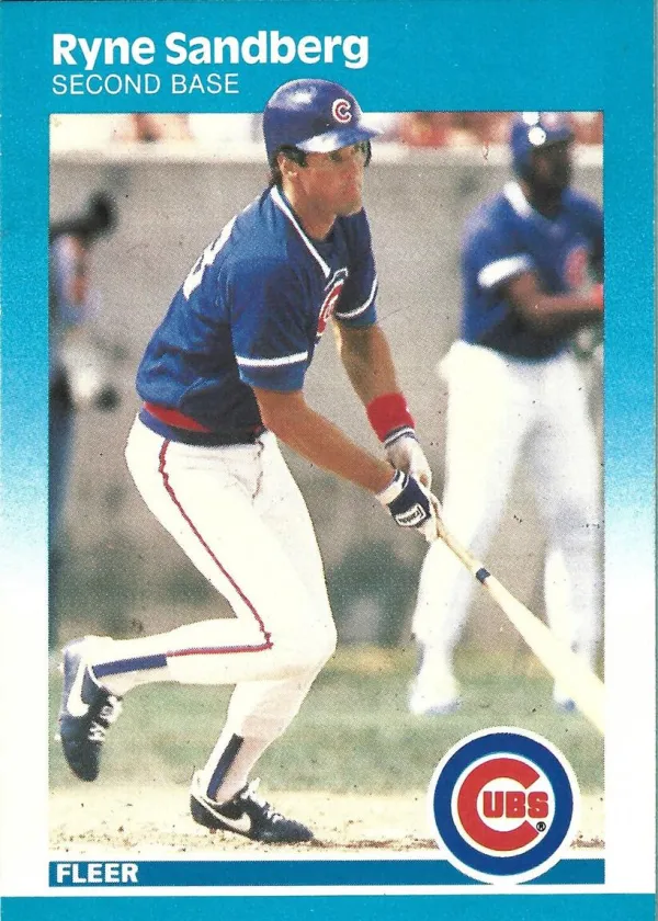Ryne Sandberg 1987 Fleer Baseball #572
