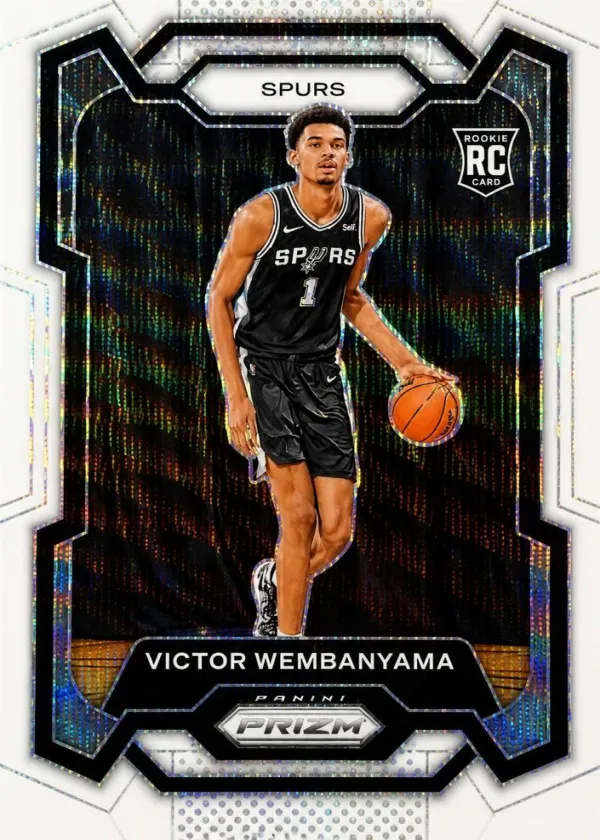 Victor Wembanyama 2023 Panini Prizm Basketball White Wave #136