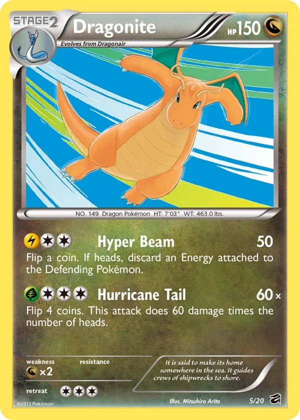 Dragonite Pokémon Dragon Vault #5 Holo