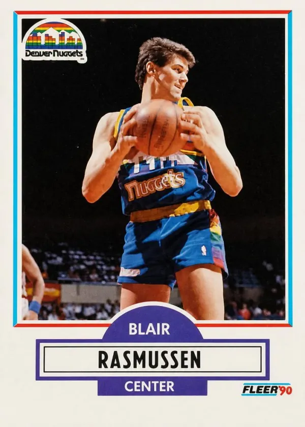 Blair Rasmussen 1990 Fleer Basketball #52