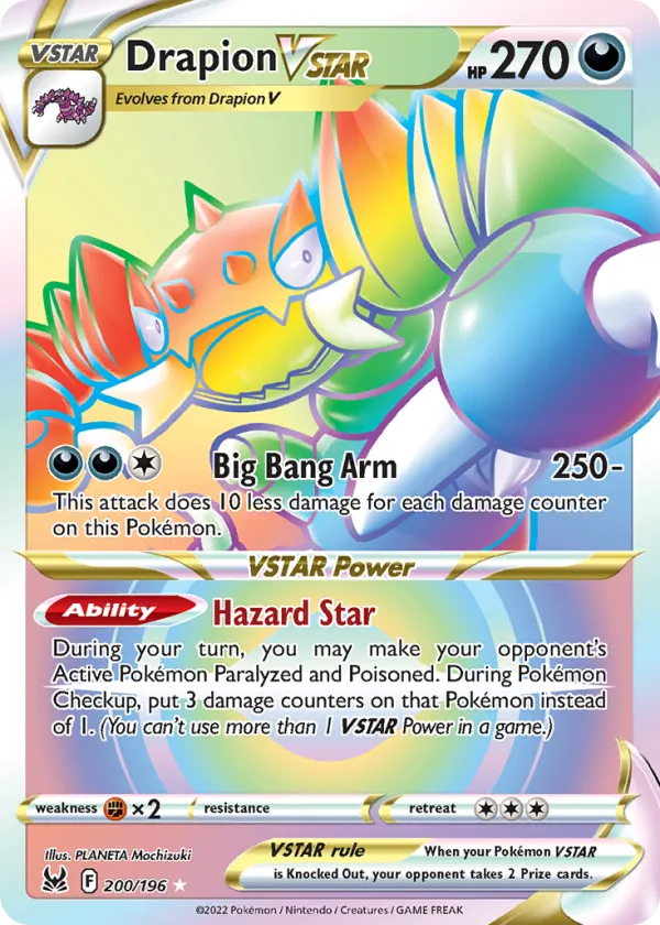 Drapion VSTAR Pokémon Lost Origin #200 Holo
