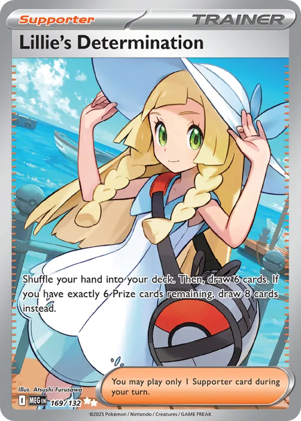 Lillie's Determination Pokémon Mega Evolution #169 Holo