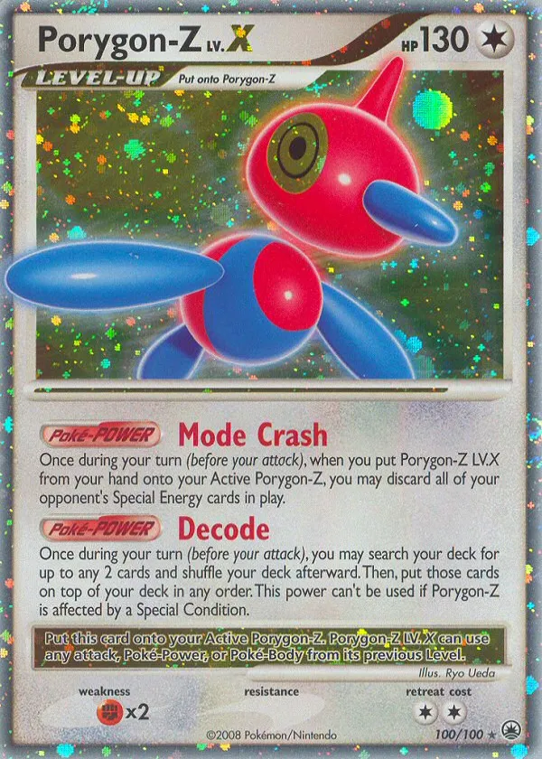 Porygon-Z LV.X Pokémon Majestic Dawn #100 Holo