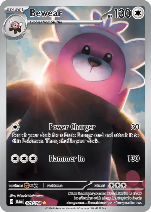 Bewear Pokémon Shrouded Fable #79 Holo