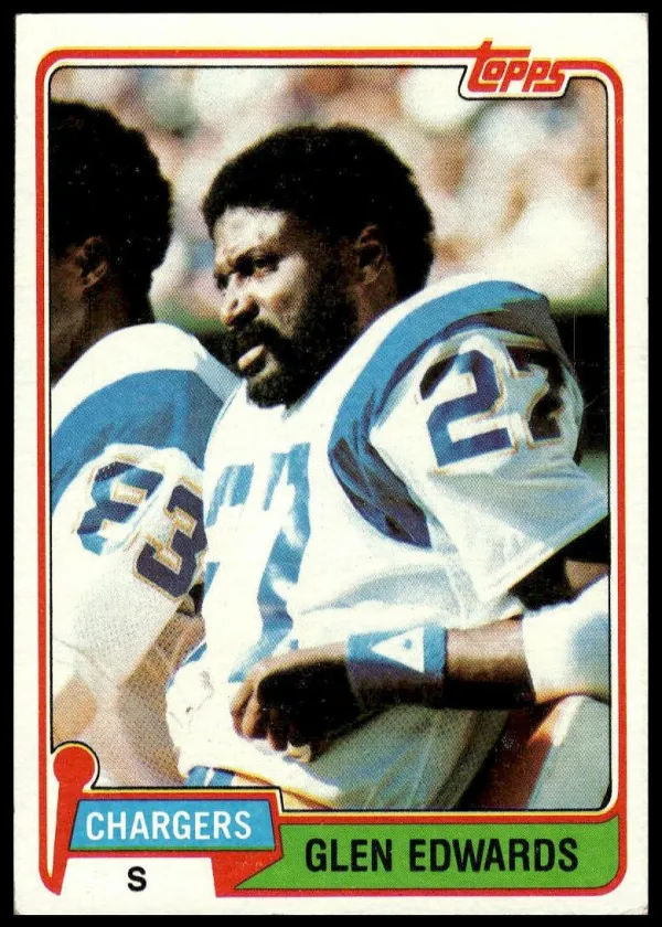 Glen Edwards 1981 Topps Football #418