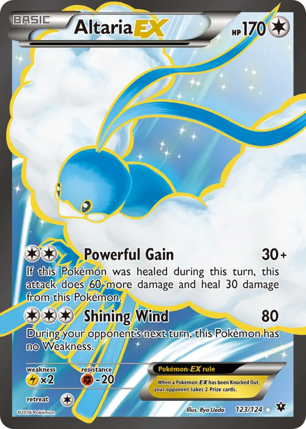 Altaria-EX Pokémon Fates Collide #123 Holo
