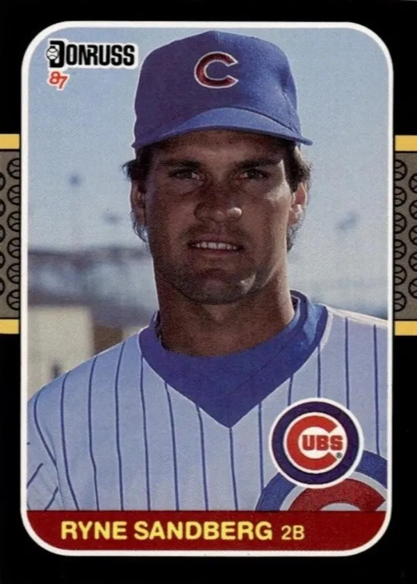 Ryne Sandberg 1987 Donruss Baseball #77
