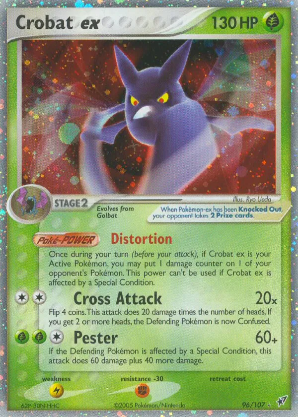 Crobat ex Pokémon Deoxys #96 Holo