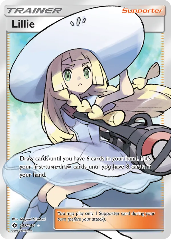 Lillie Pokémon Sun & Moon #147 Holo