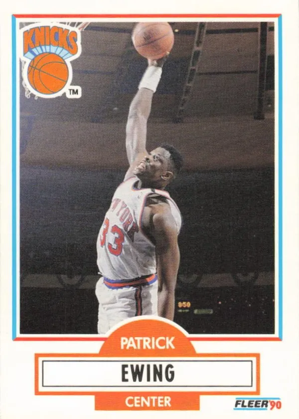 Patrick Ewing 1990 Fleer Basketball #125