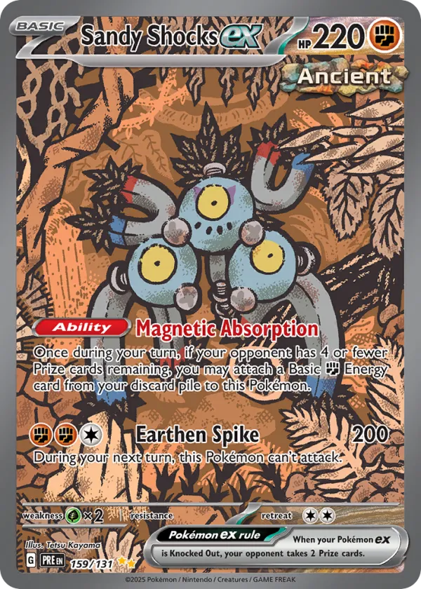 Sandy Shocks ex Pokémon Prismatic Evolutions #159 Holo