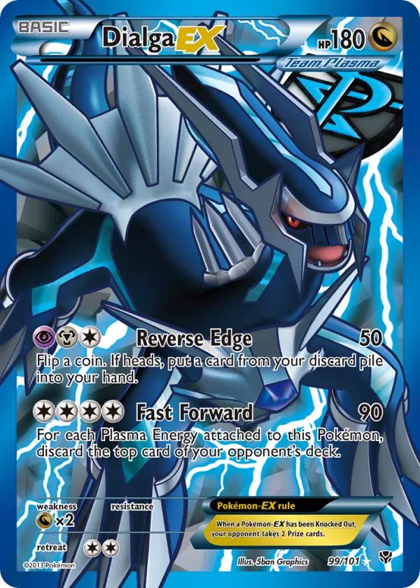 Dialga-EX Pokémon Plasma Blast #99 Holo