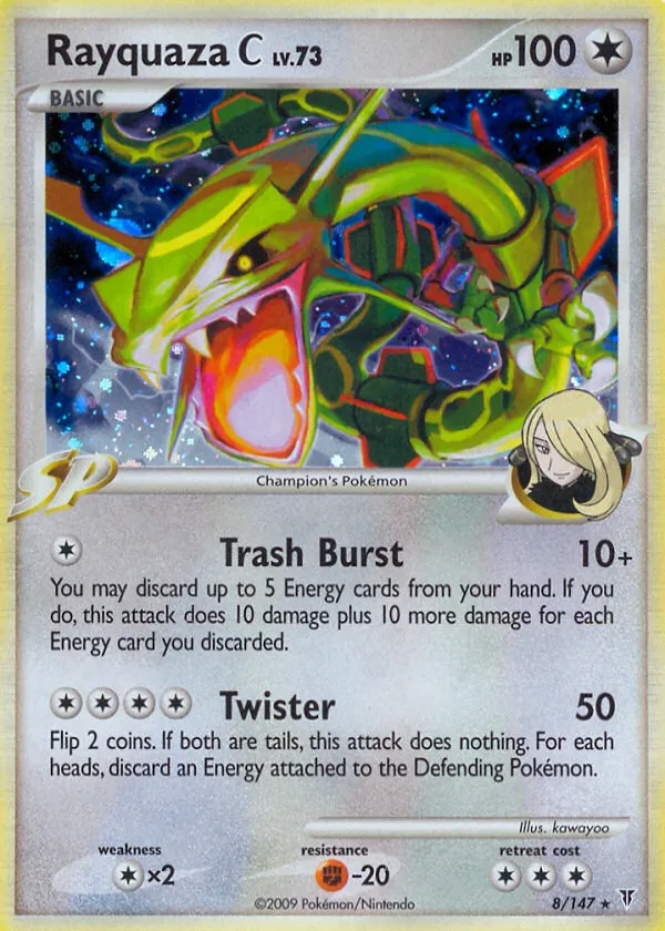 Rayquaza C Pokémon Supreme Victors #8 Holo