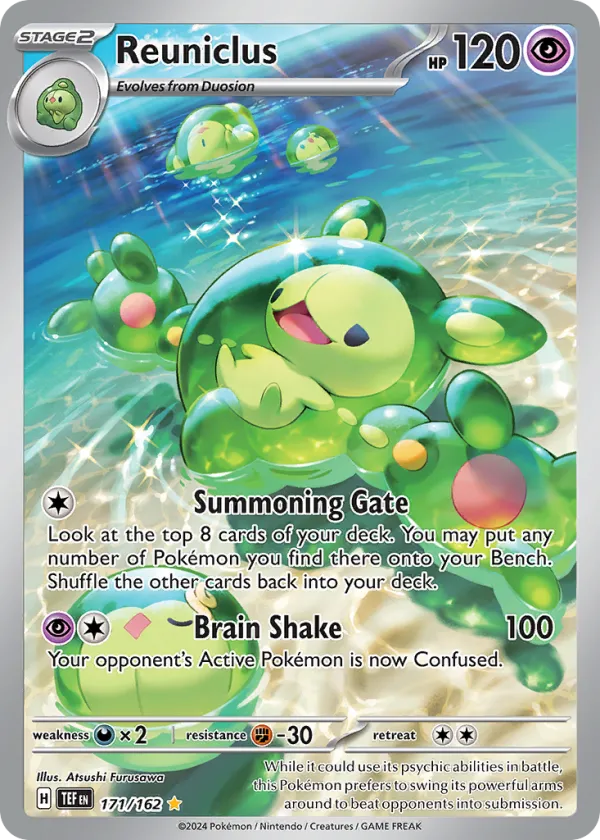 Reuniclus Pokémon Temporal Forces #171 Holo